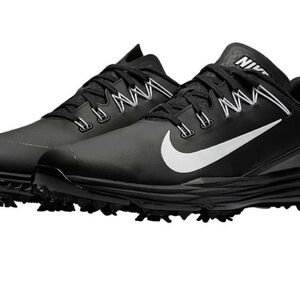 Nike Black and White Golf Shoes